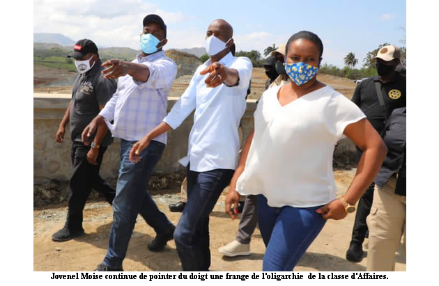 Jovenel Moise demande une entente nationale pour contrer les oligarques corrompus